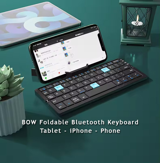 BOW Foldable Bluetooth Keyboard